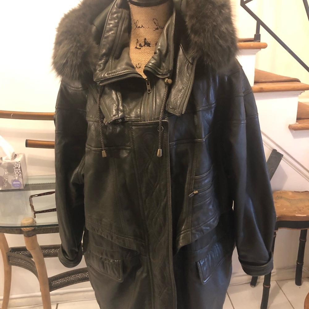 Leather Coat